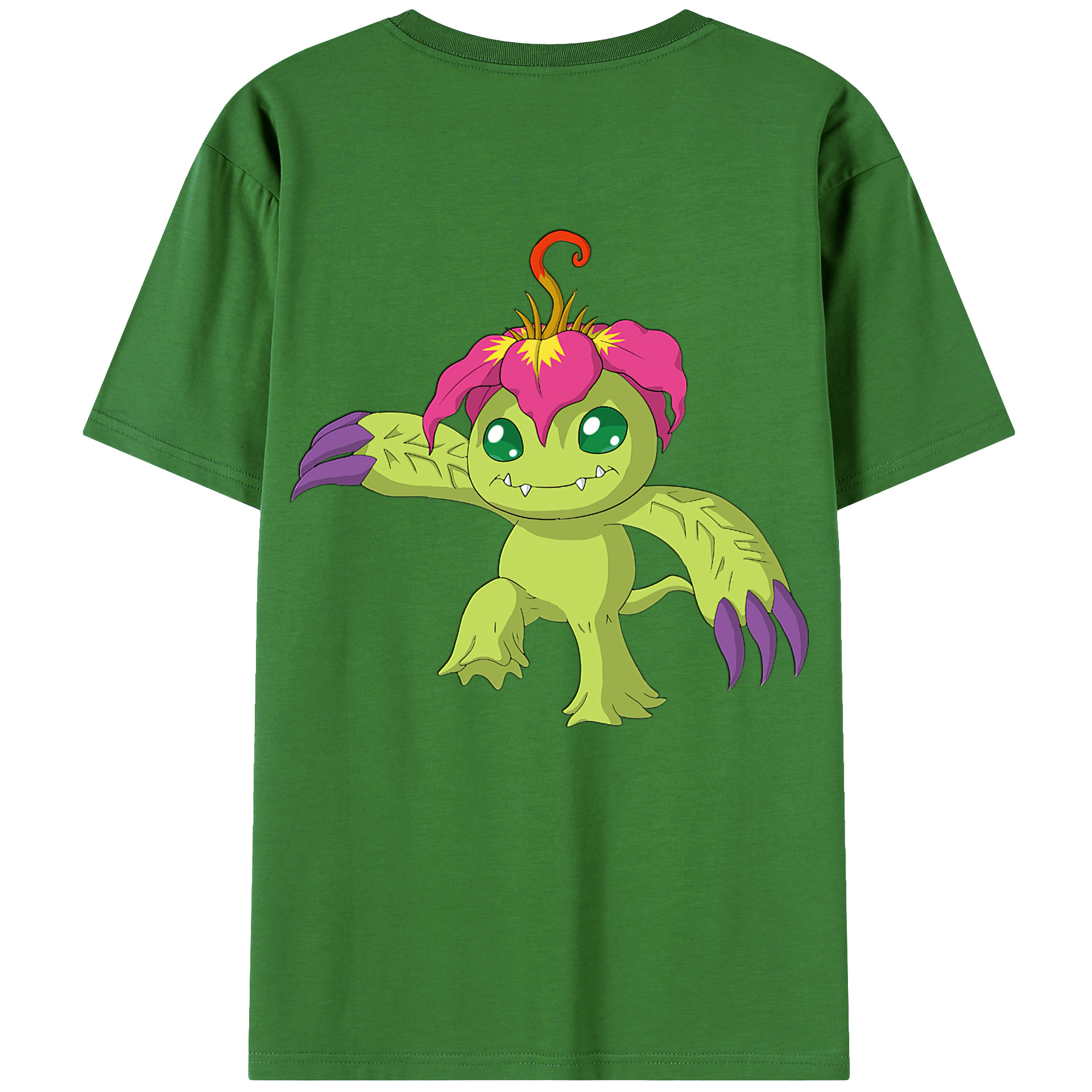 （画像用） Digimon デジタルモンスター/デジモン レディース半袖Tシャツ(バックプリント)